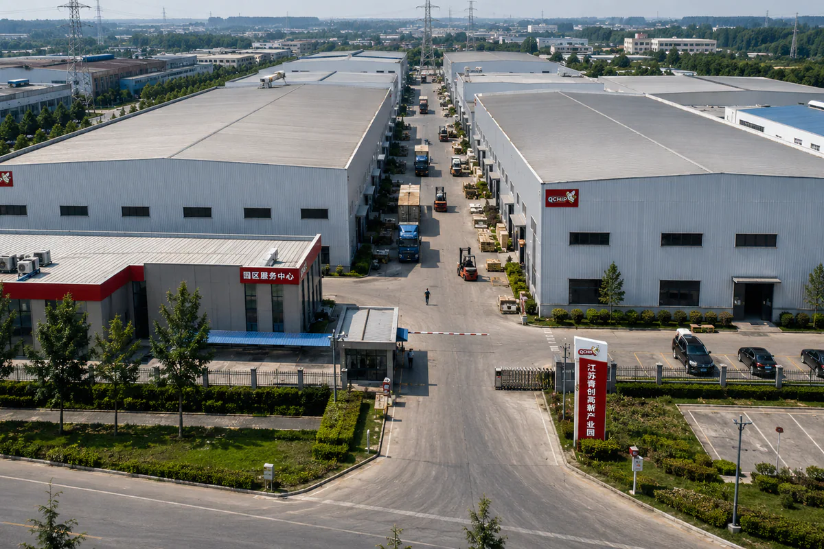 Aerial view of a ROCKVANTA-operated manufacturing base