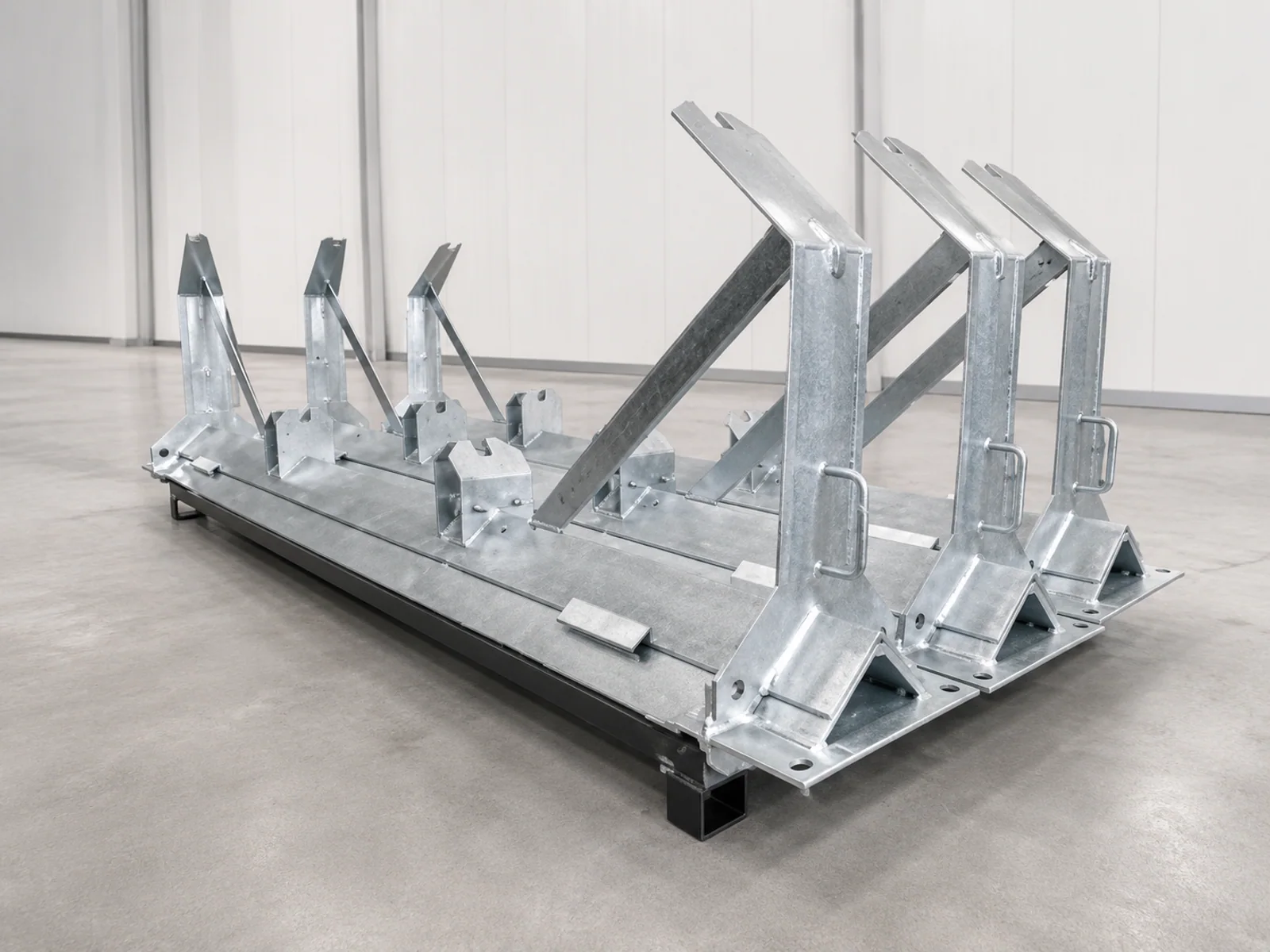 Galvanized drawing-defined welded frame assembly